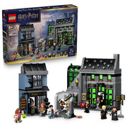 LEGO 76471 Harry Potter Knockturn Alley Wizarding Shops Set assembled, and in packaging