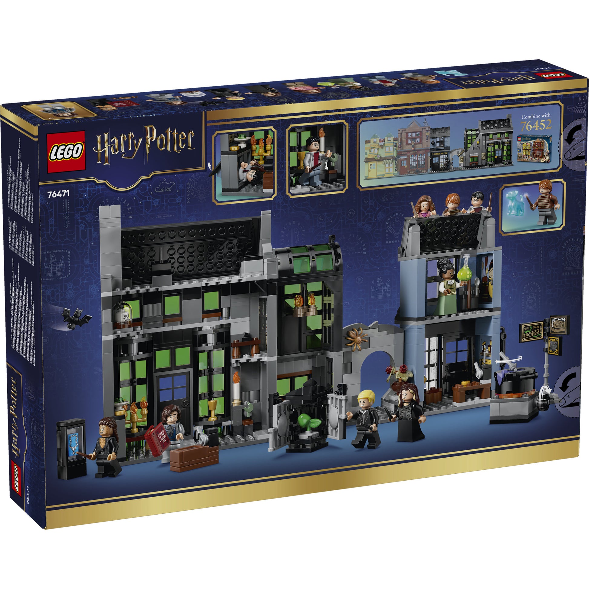 LEGO 76471 Harry Potter Knockturn Alley Wizarding Shops Set in packaging