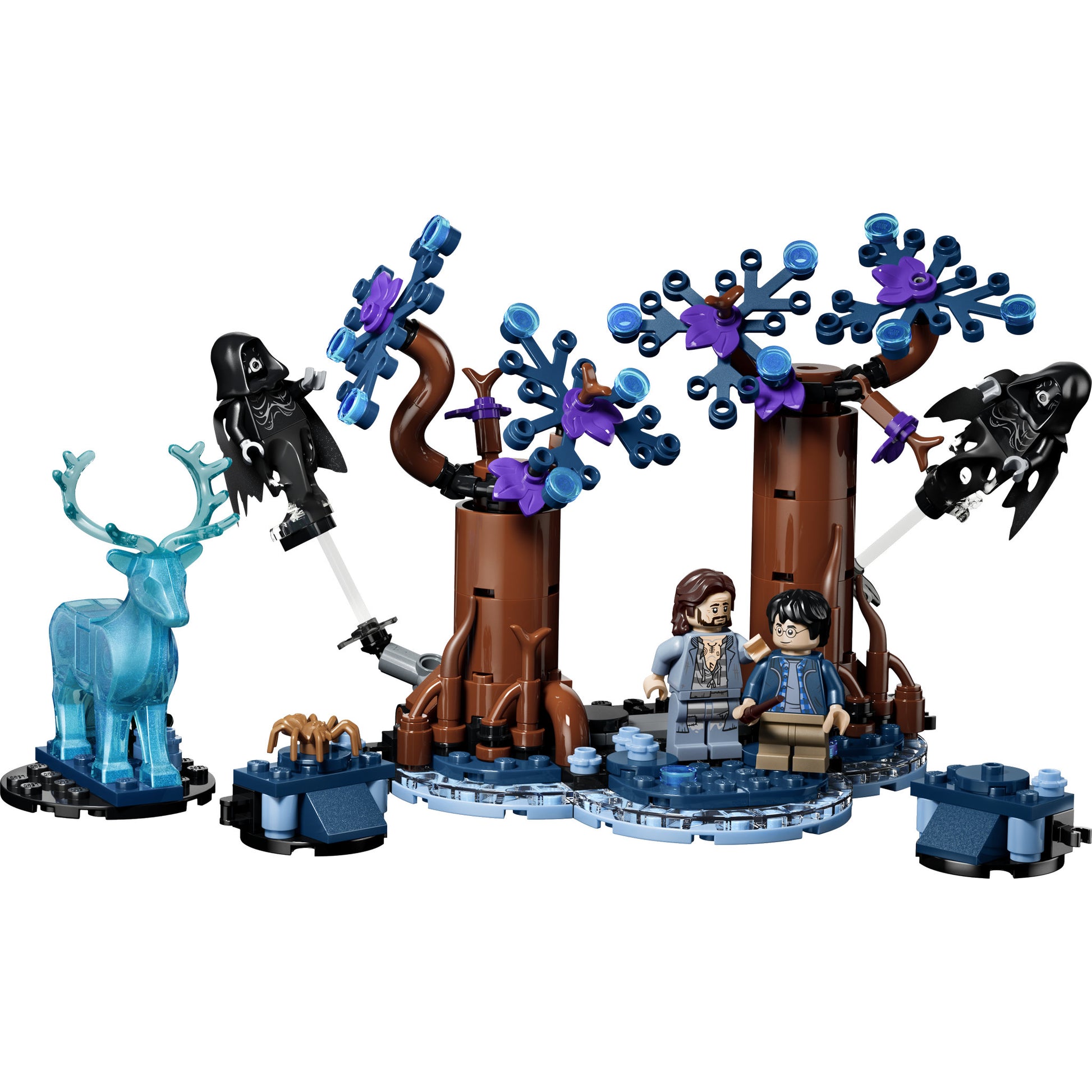 Assembled LEGO 76475 Harry Potter Forbidden Forest: Expecto Patronum Set