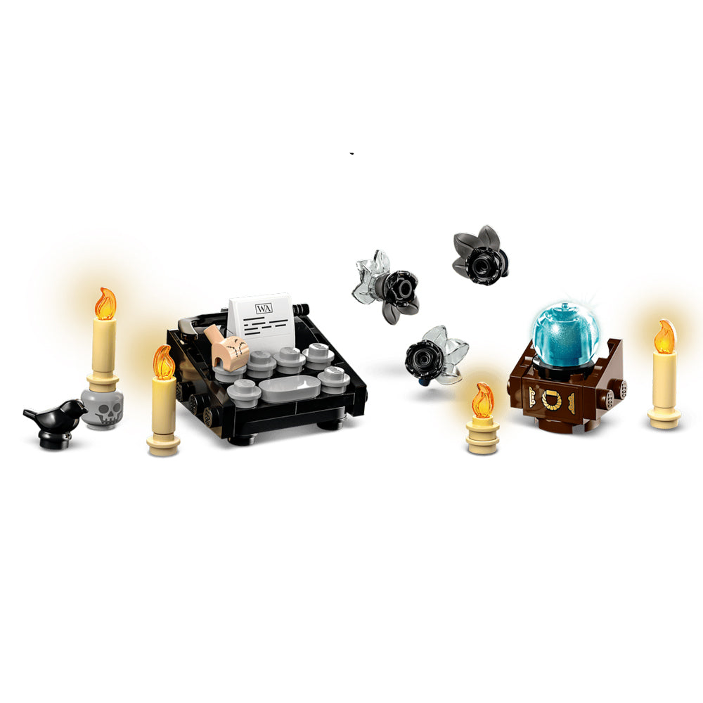 Accessories in the LEGO 76780 Wednesday Addams Figure set