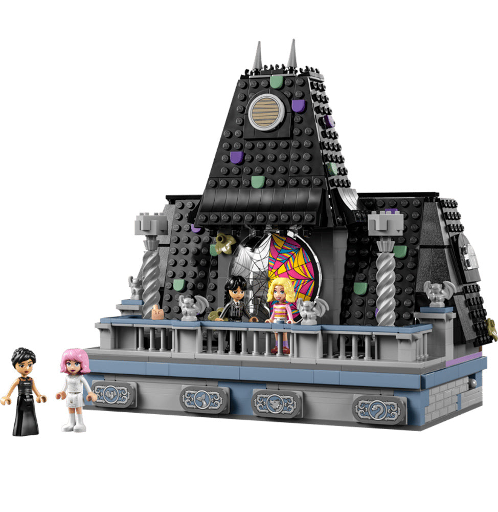 Assembled LEGO 76781 Wednesday & Enid's Dorm Room set
