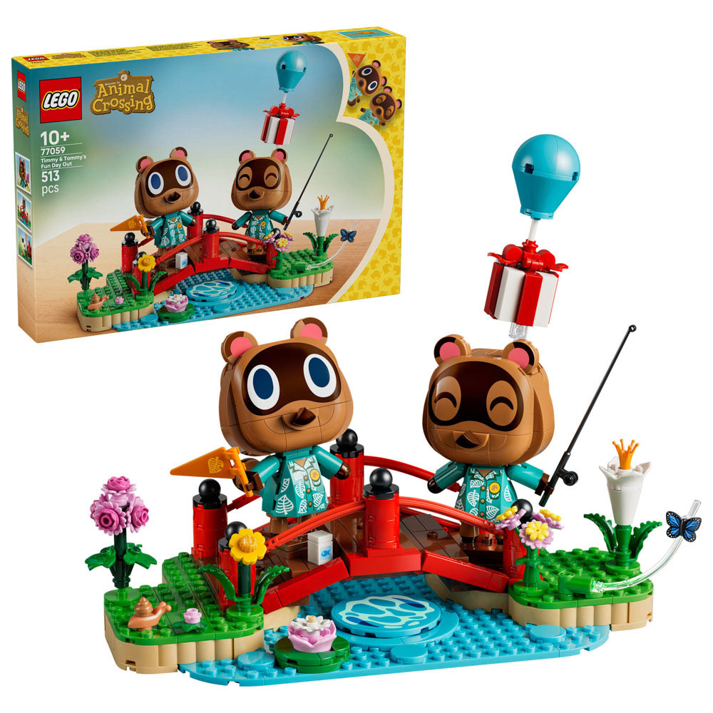 Assembled LEGO 77059 Animal Crossing Timmy & Tommy's Fun Day Out set