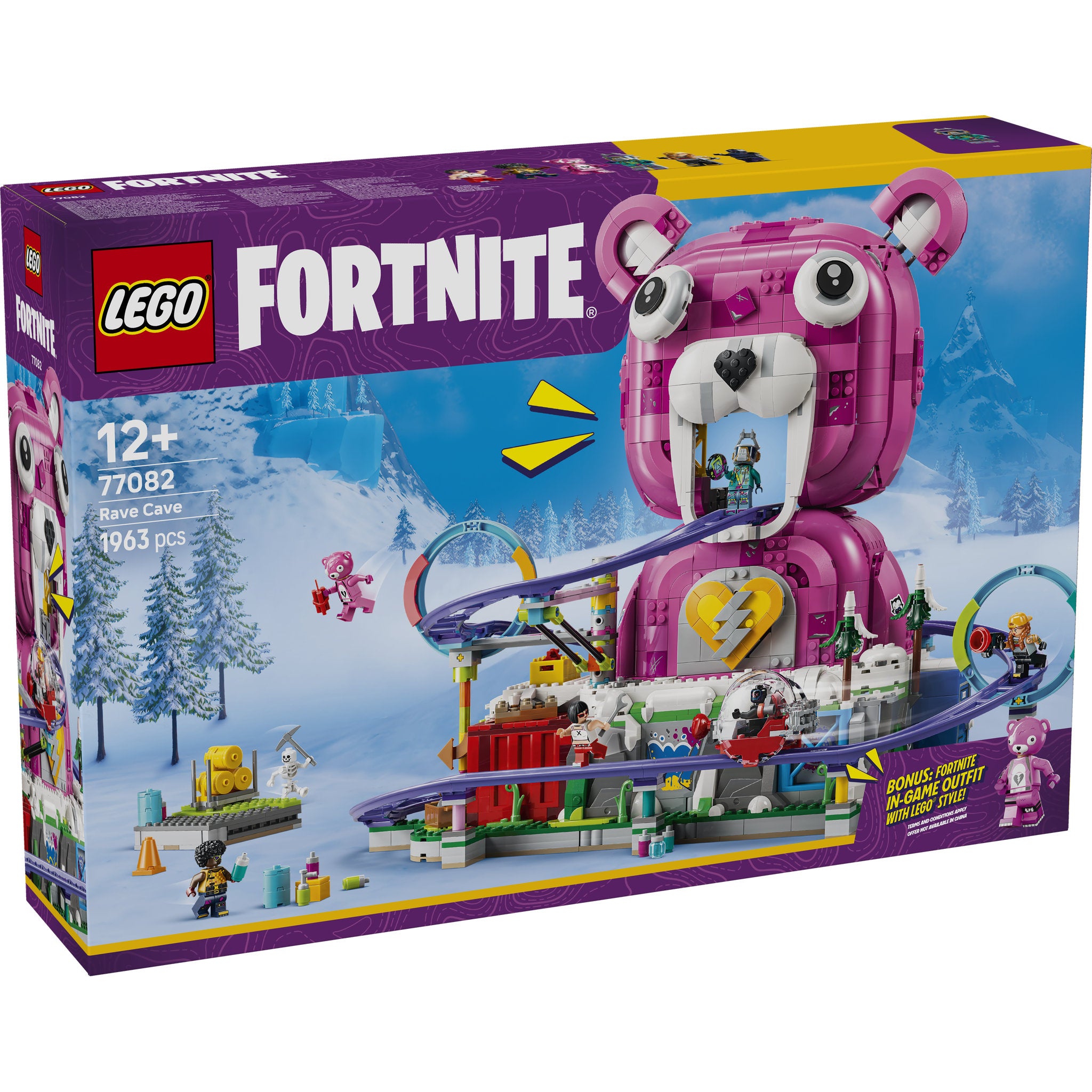 LEGO 77082 Fortnite Rave Cave Cuddle Head Team Leader Set, in packaging