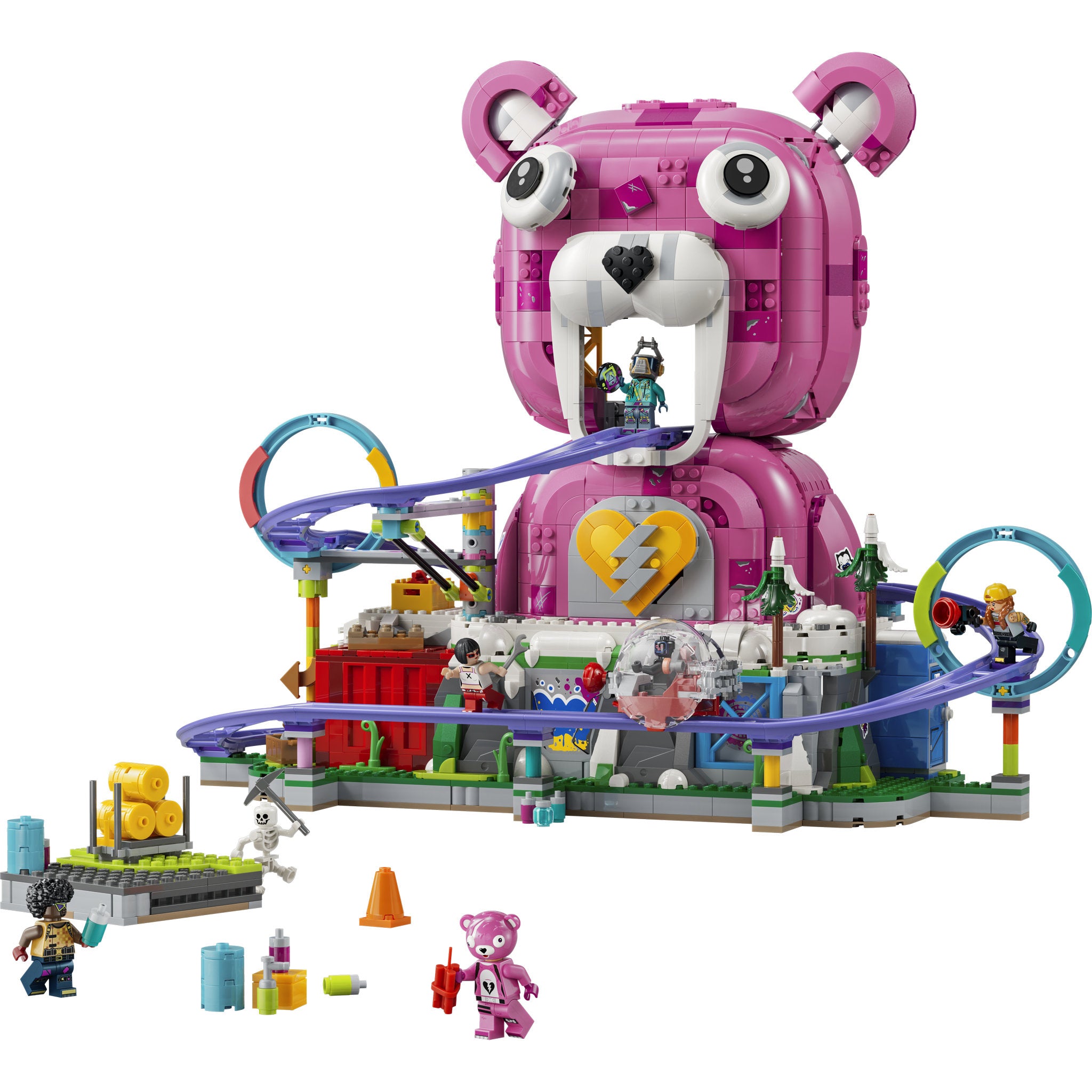 Assembled LEGO 77082 Fortnite Rave Cave Cuddle Head Team Leader Set