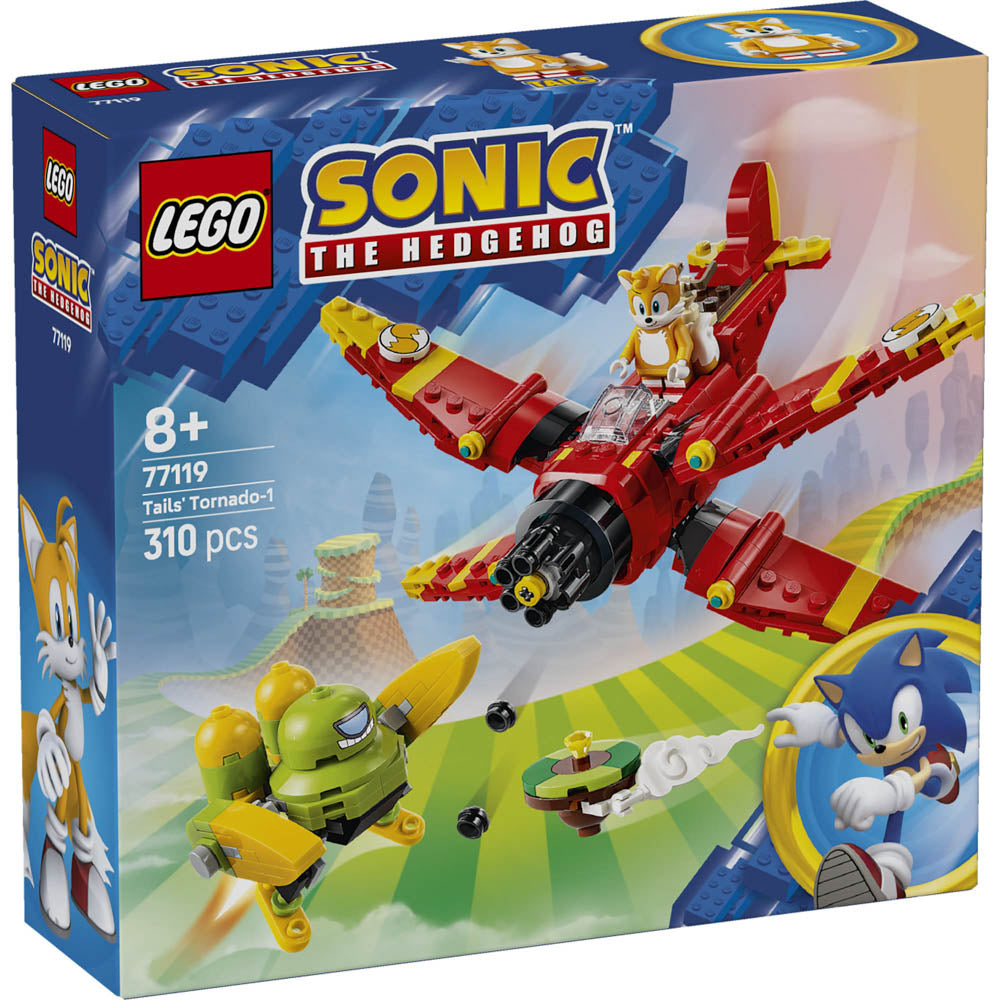 LEGO 77119 Sonic Tails' Tornado-1 set, in packaging