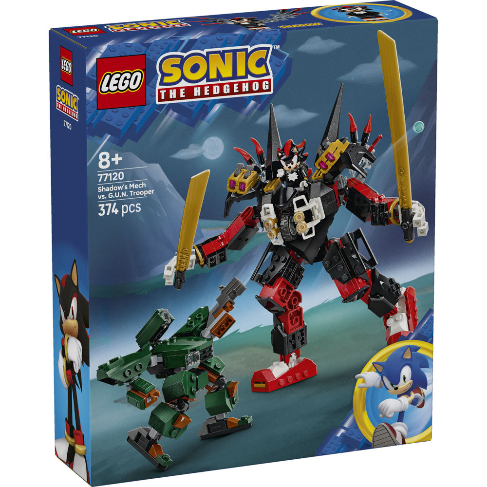 LEGO 77120 Sonic Hedgehog Shadow's Mech vs. G.U.N. Trooper set