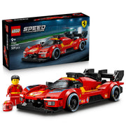 LEGO 77261 Speed Champions Ferrari 499P Set in packaging, and assembled