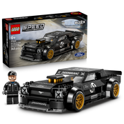 LEGO 77262 Speed Champions Ken Block's '65 Ford Mustang Set in packaging, and assembled