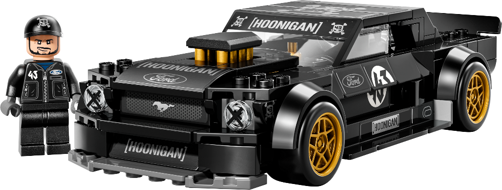 Assembled LEGO 77262 Speed Champions Ken Block's '65 Ford Mustang Set