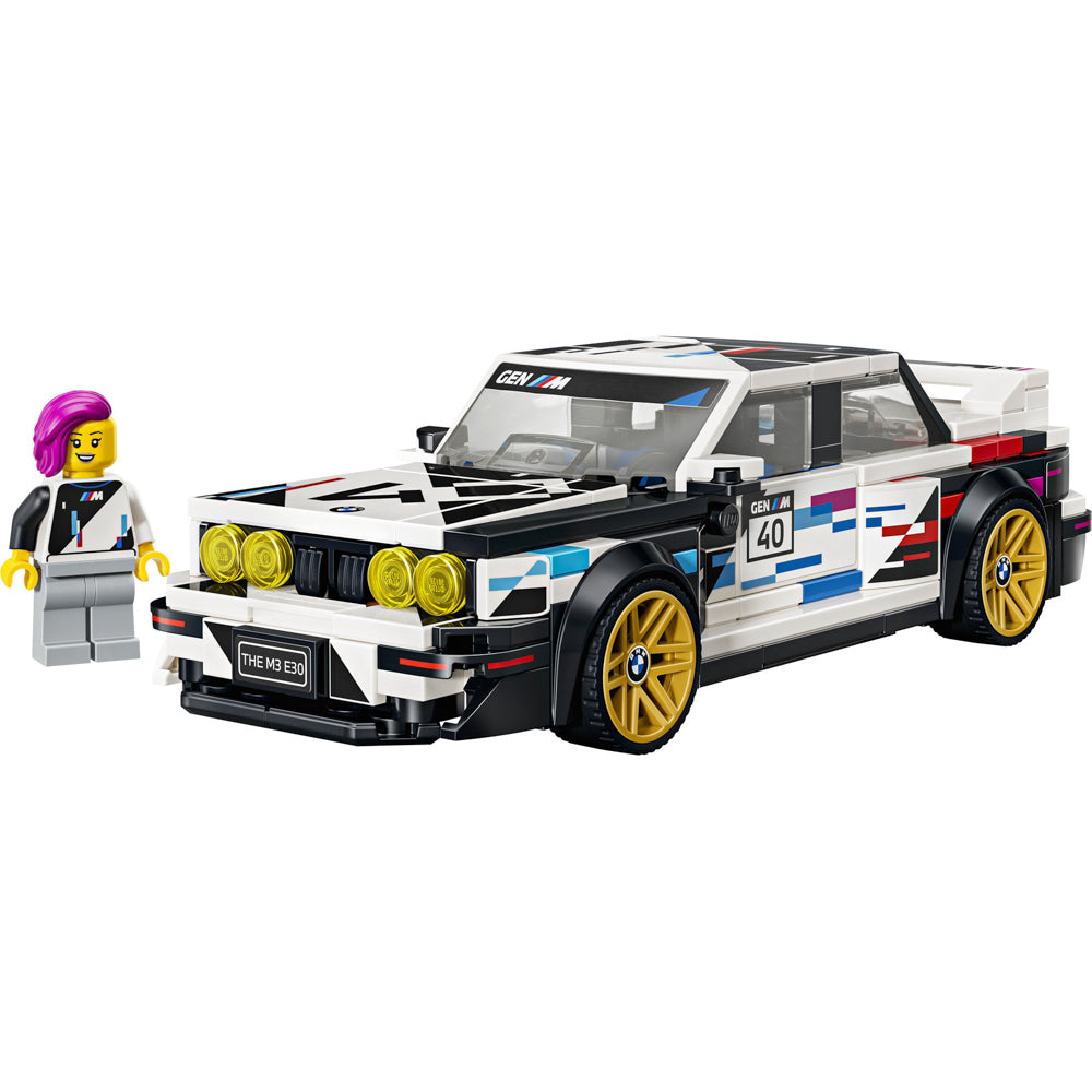 Assembled LEGO 77263 Speed Champions BMW E30 Mr Special Edition set