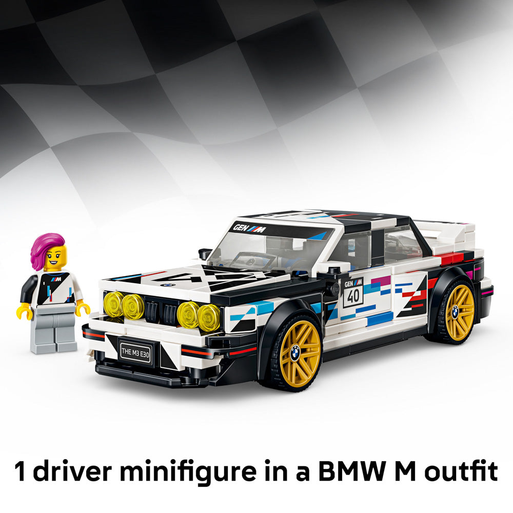 Minifigure included with the LEGO 77263 Speed Champions BMW E30 Mr Special Edition set