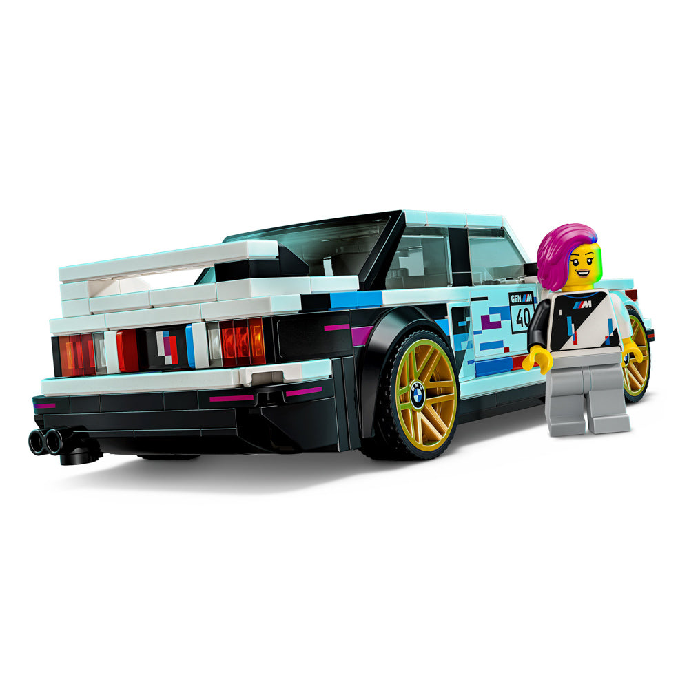 Assembled LEGO 77263 Speed Champions BMW E30 Mr Special Edition set