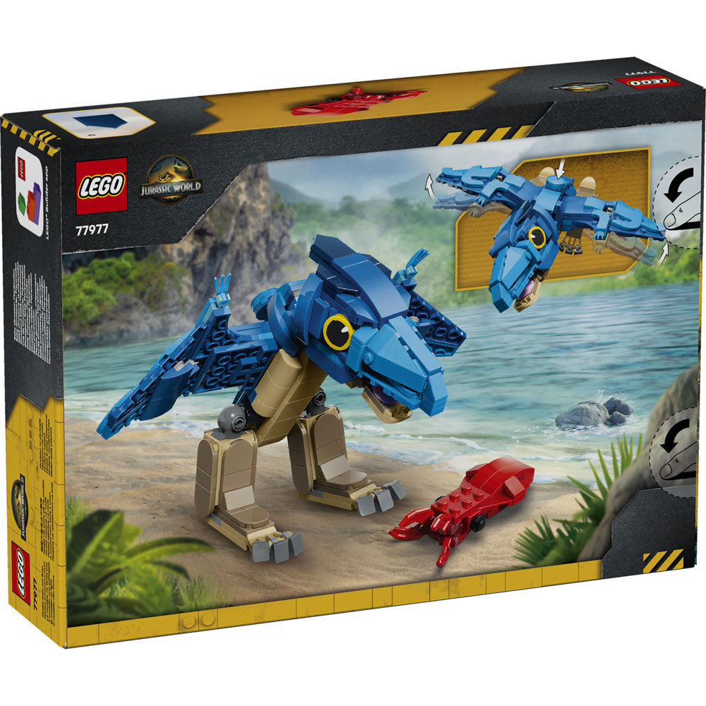 Back packaging of the LEGO 77977 Jurassic World Baby Dinosaur Pteranodon set