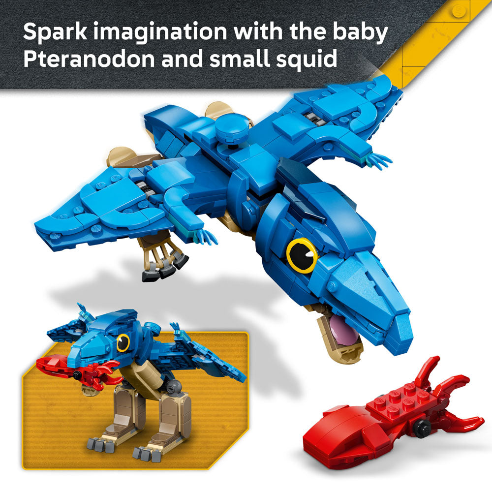 Assembled LEGO 77977 Jurassic World Baby Dinosaur Pteranodon set