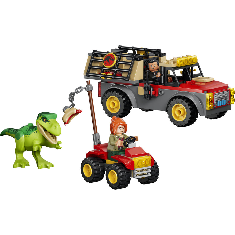 Assembled LEGO 77978 Jurassic World Young T.Rex Transport Truck set