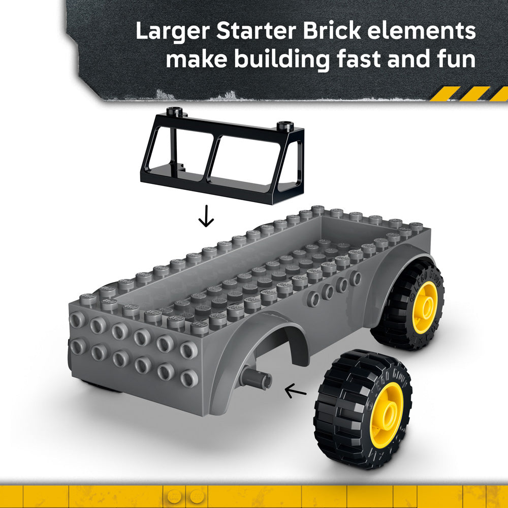 Starter brick included with the LEGO 77978 Jurassic World Young T.Rex Transport Truck set