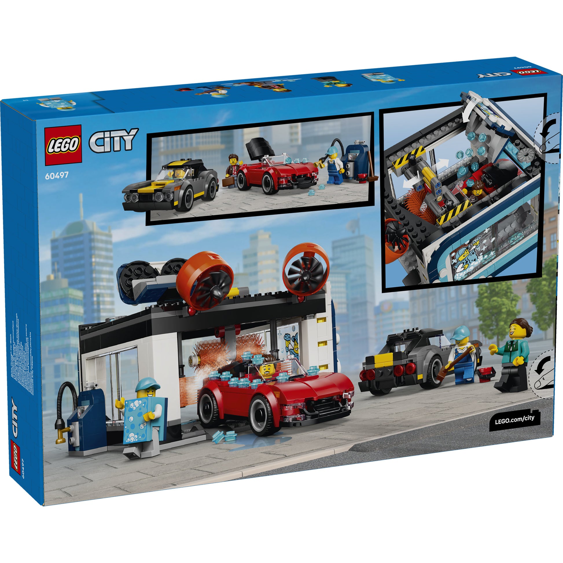 LEGO 60497 City Drive-Through Car Wash in packaging