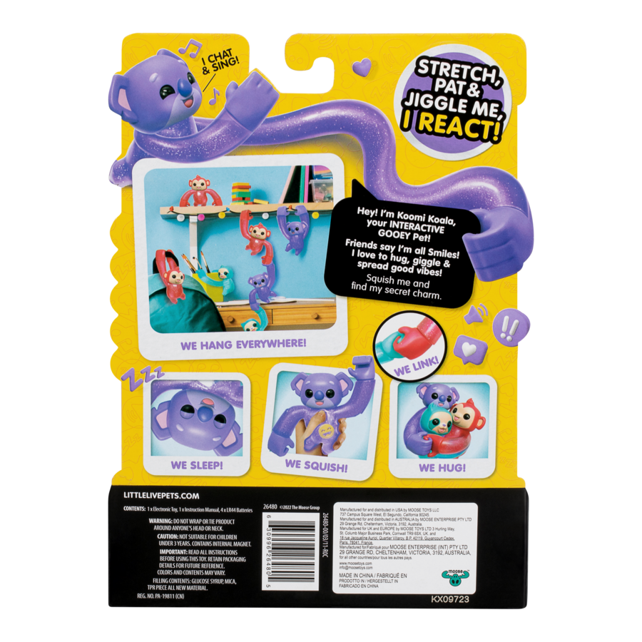 Little Live Pets Hug N Hang Zoogooz Single Pack Koomi Koala