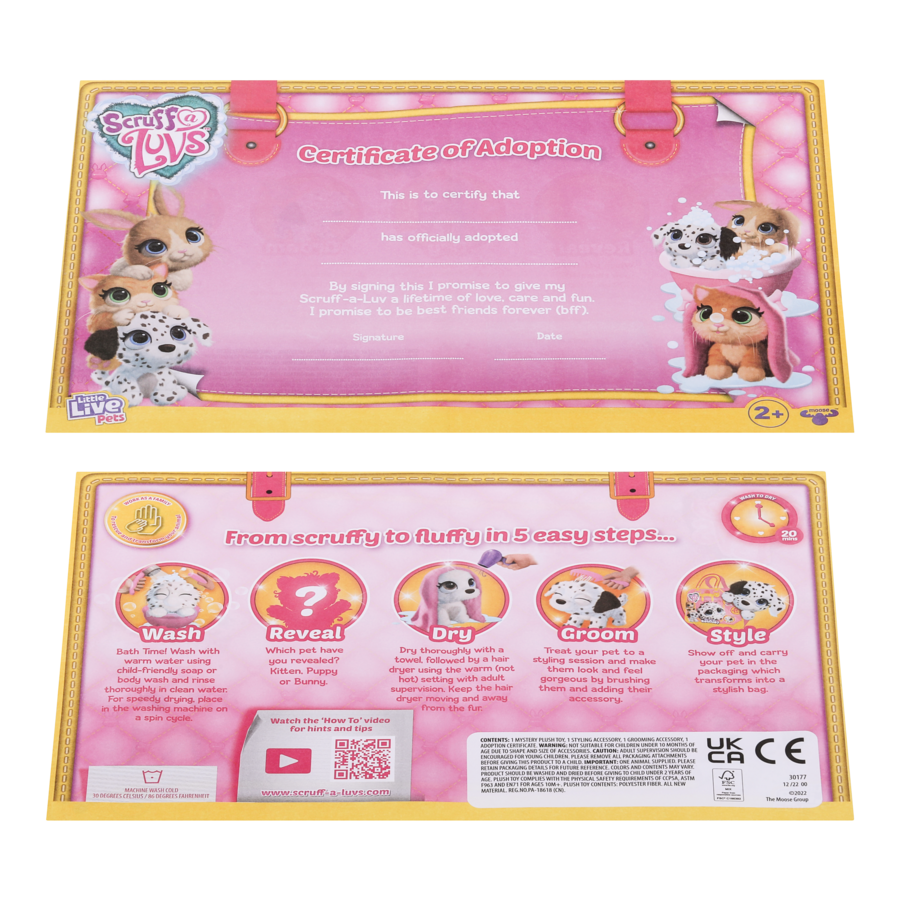 Little Live Pets Scruff A Luvs S10 Real Pets