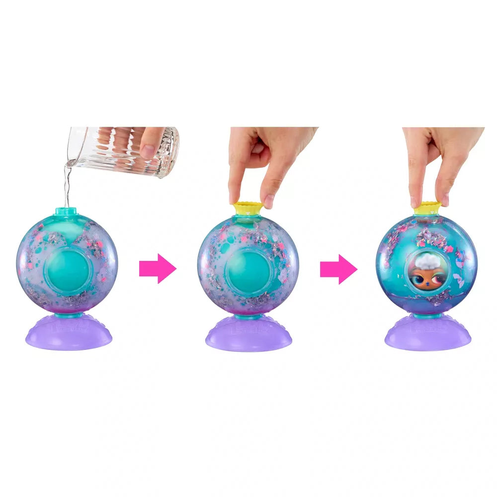 Pour water inside to reveal your LOL Surprise Bubbly Surprise Blind Tot toy doll.