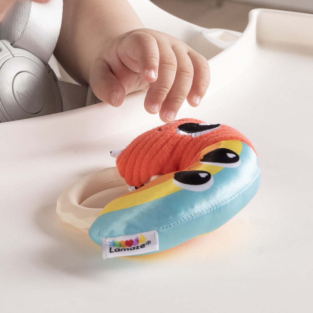 Lamaze Besties Heart & Rainbow Rattle.