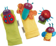 Lamaze Gardenbug Foot Finder & Wrist Rattle Set