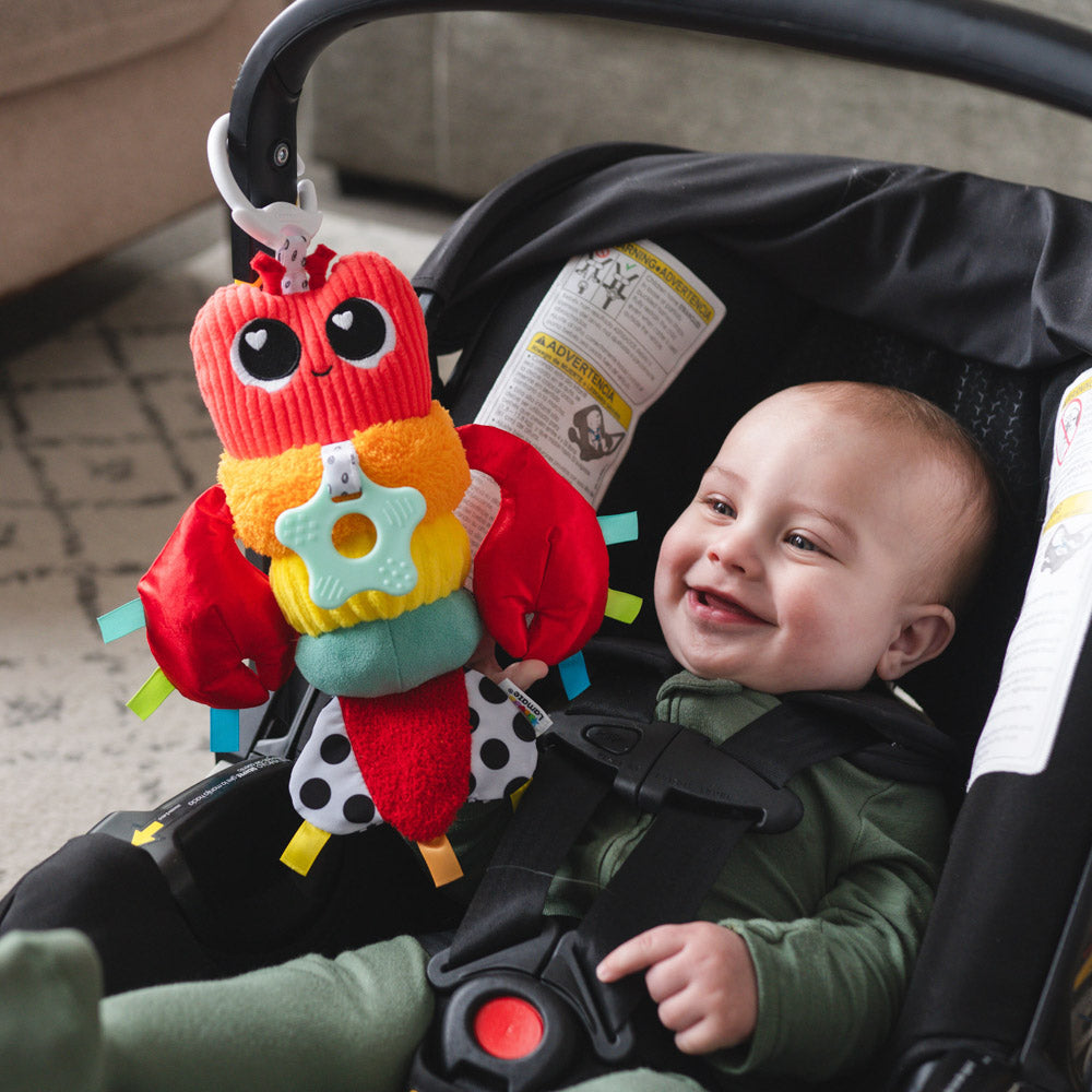 Lamaze Liam The Lobster Clip & Go - Toyworld NZ