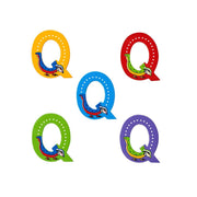 Animal Letters Wooden- Q Assortment