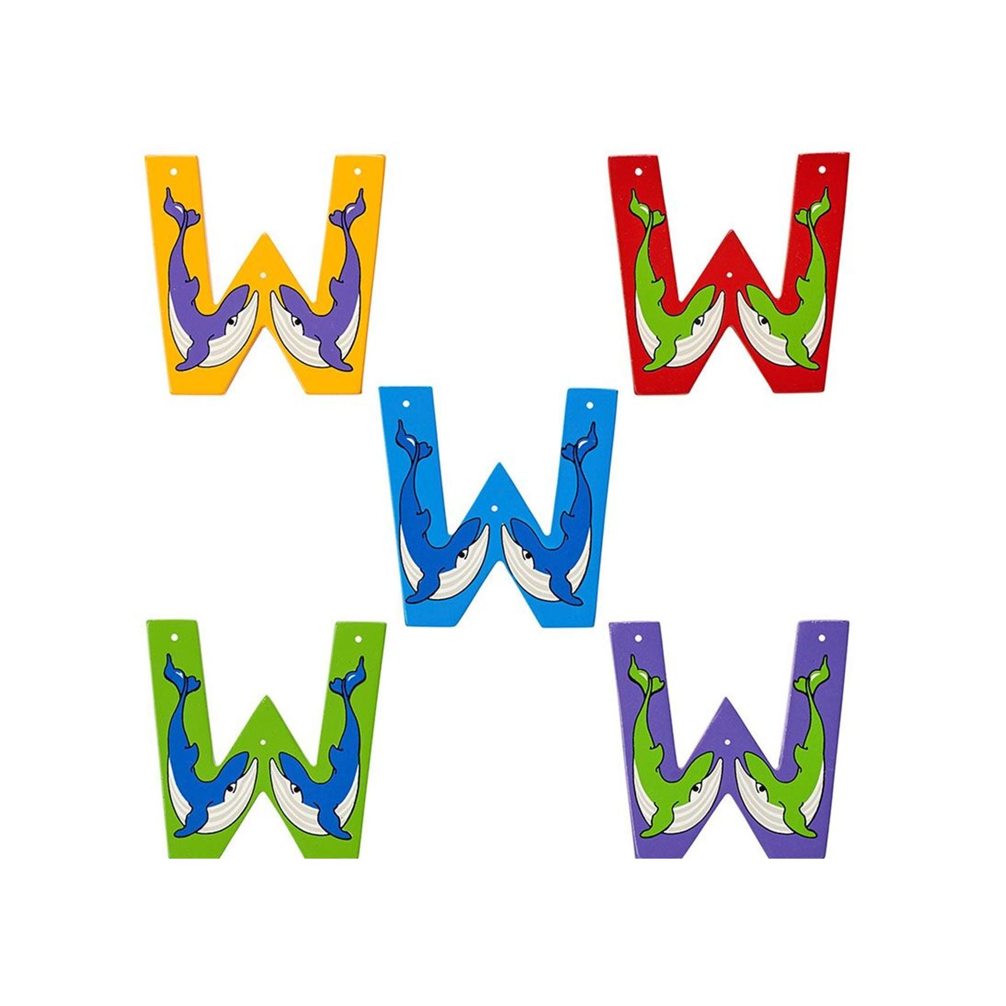 Animal Letters Wooden W Assortment