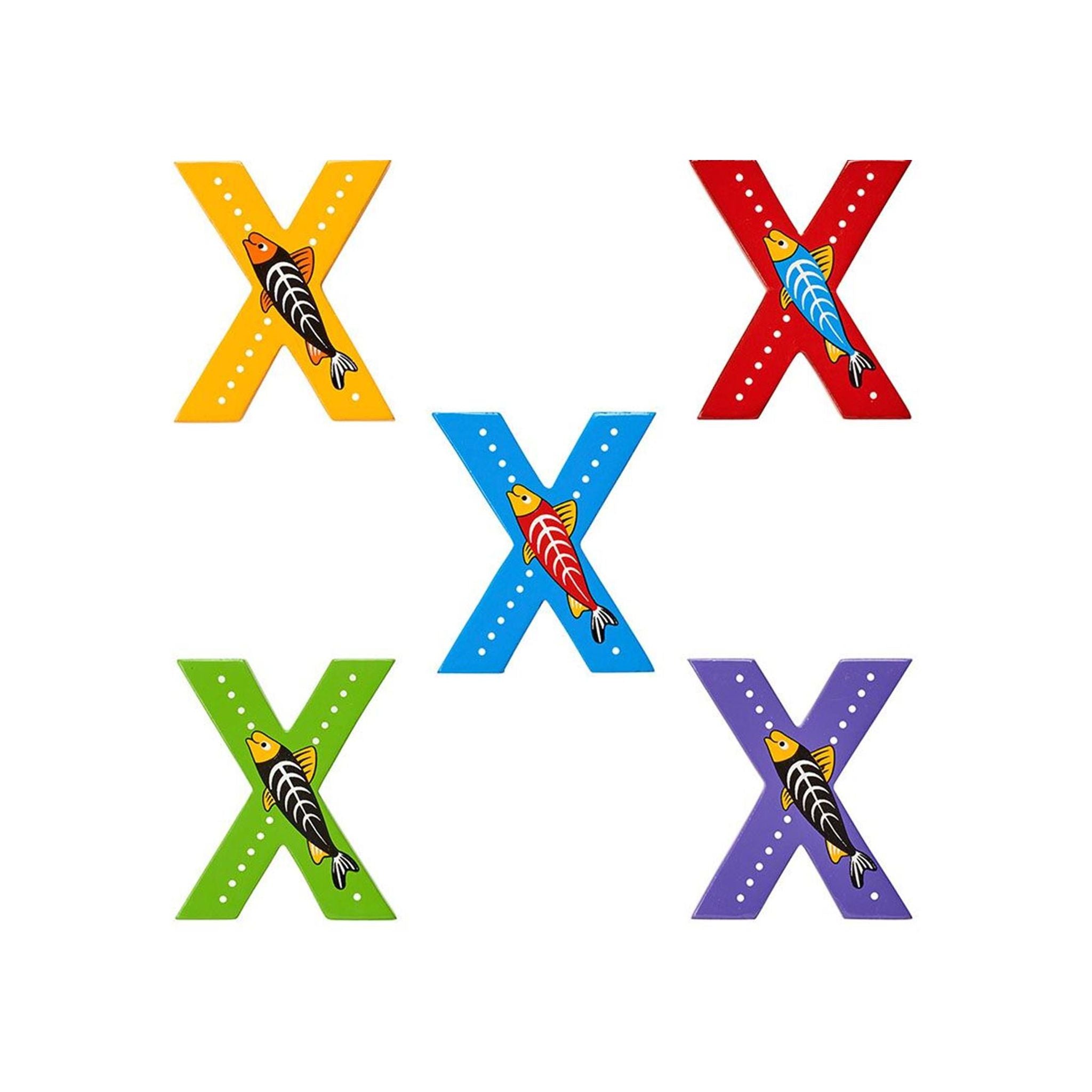 Animal Letters Wooden X Assortment