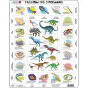Larsen Fascinating Dinosaurs Frame Tray Puzzle - Toyworld NZ
