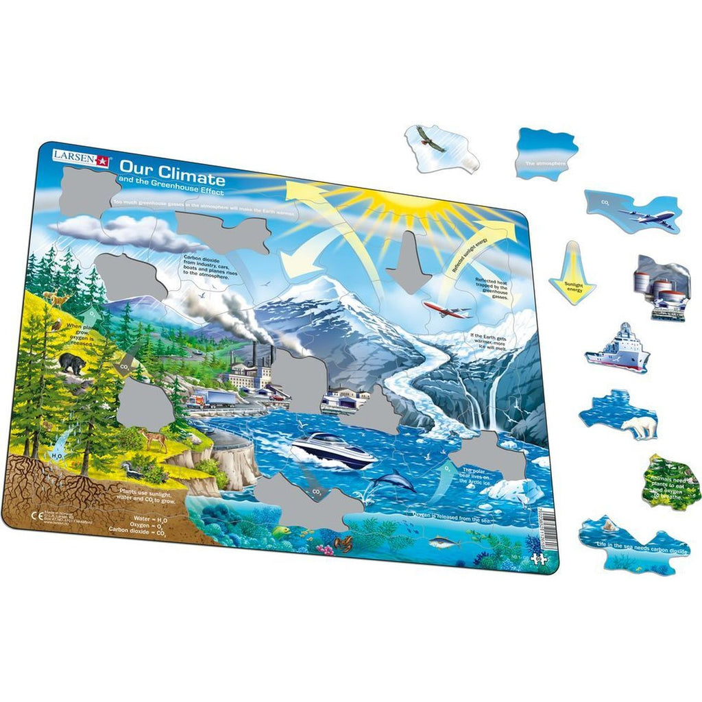 LARSEN OUR CLIMATE FRAME TRAY PUZZLE