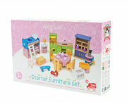 Le Toy Van Wooden Dollhouse Starter Furniture Set