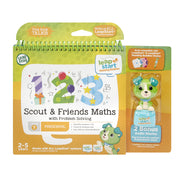 LeapFrog LeapStart Buddies Scout & Friends Maths Learning Book & Figurine, in packaging
