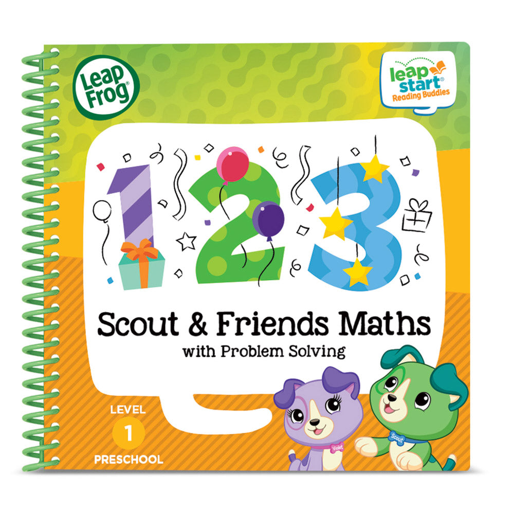 LeapFrog LeapStart Buddies Scout & Friends Maths Learning Book