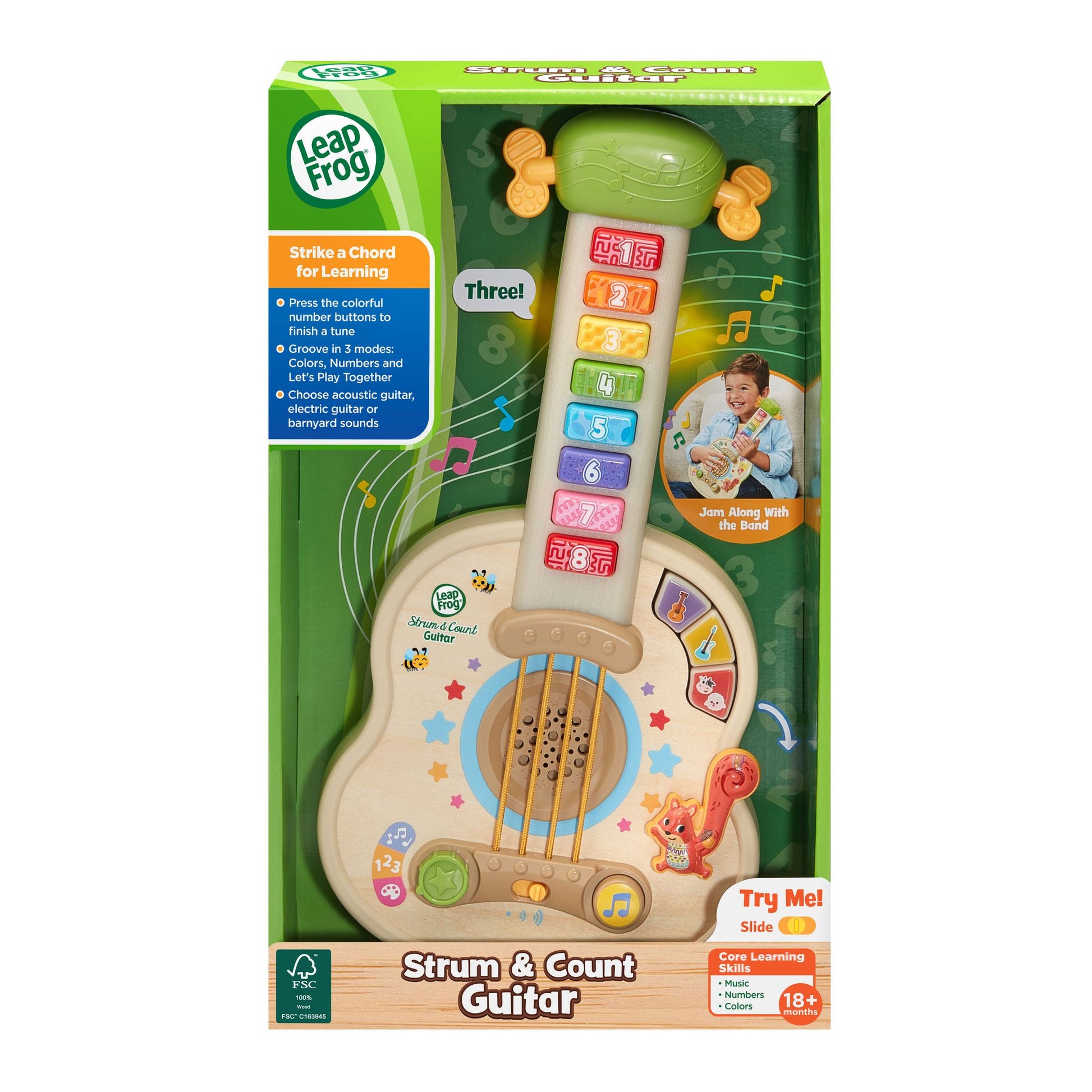LeapFrog Strum & Count Guitar - Toyworld NZ