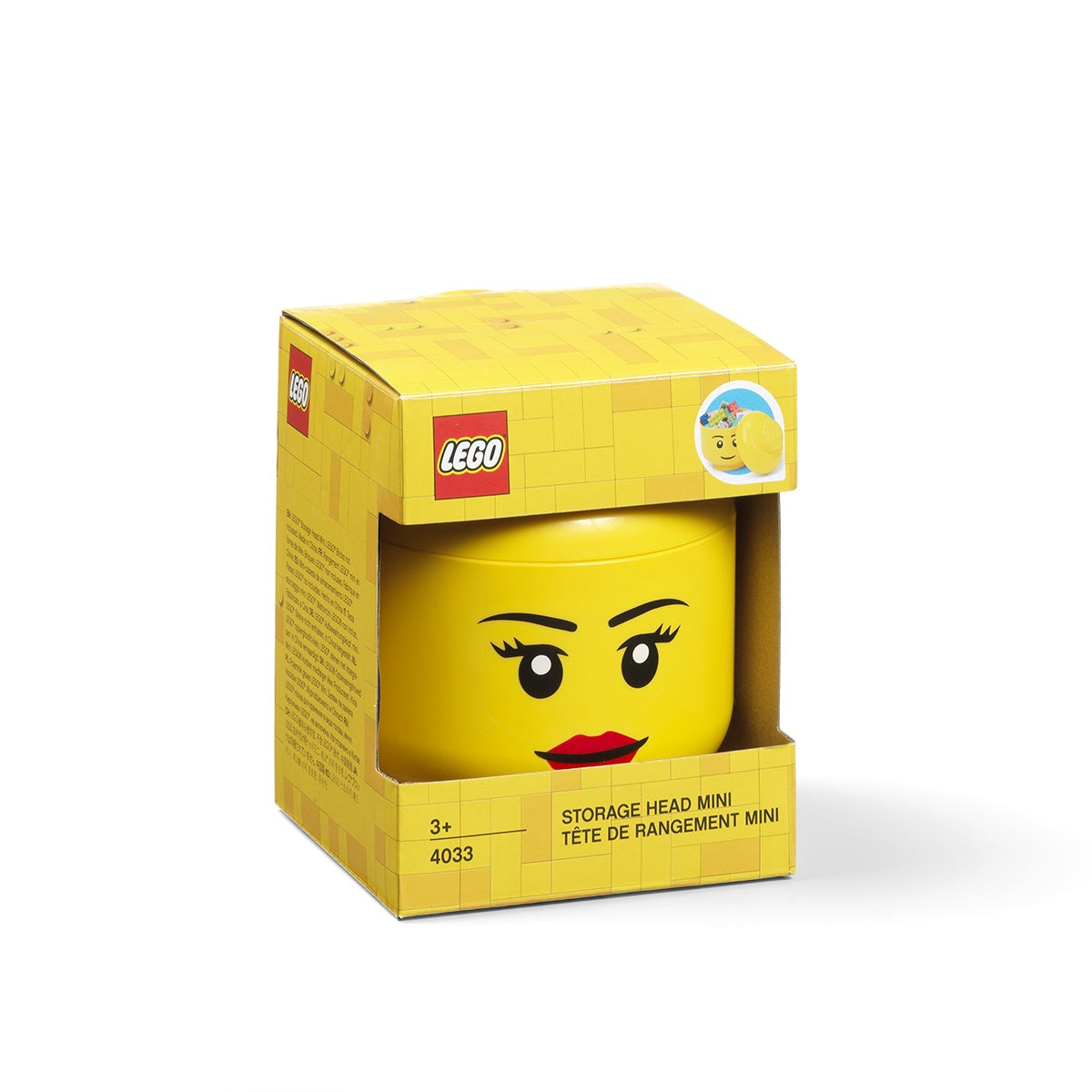 LEGO Storage Head Mini Girl