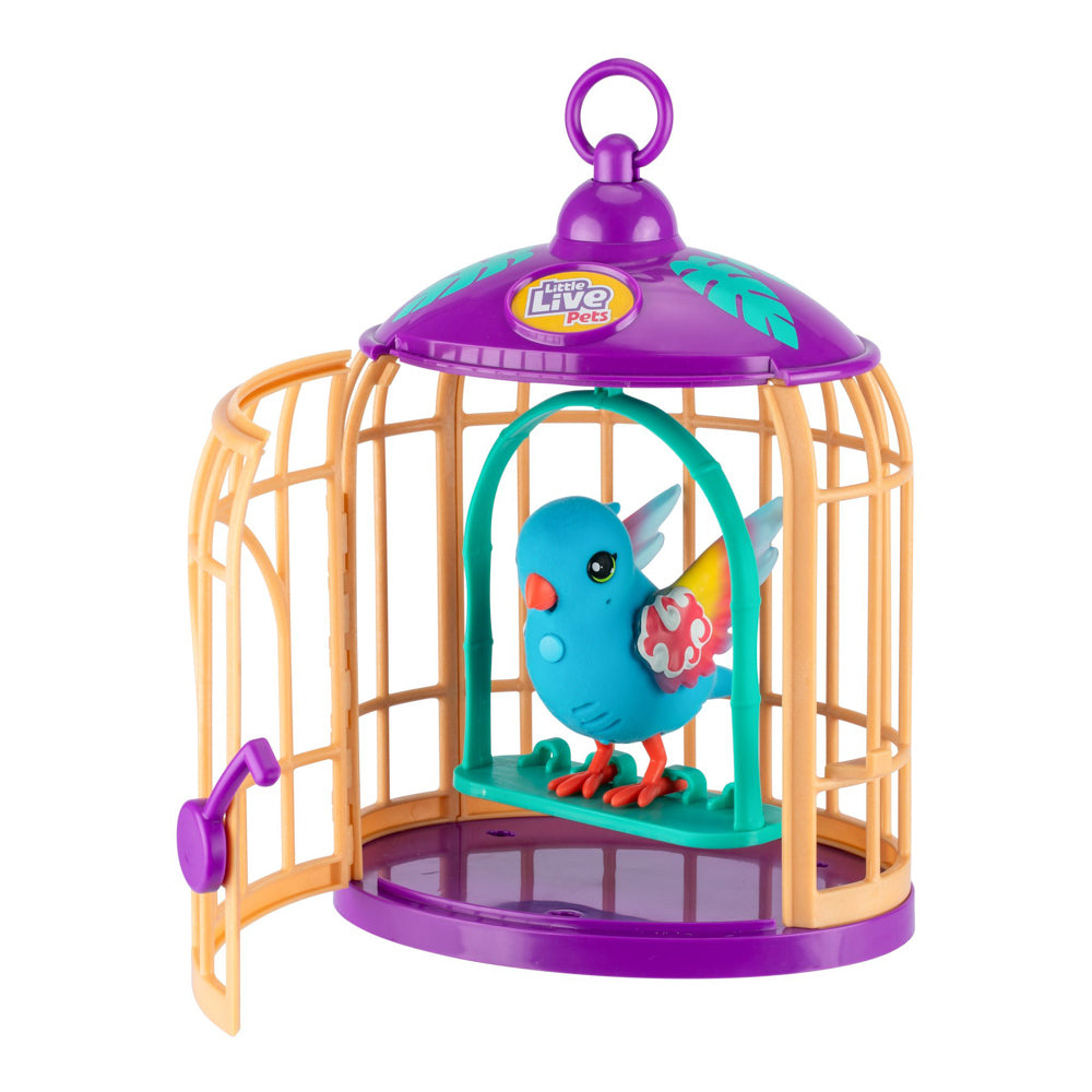 Little Live Pets Lil' Bird - Pango - Tweeting Singing Toy Bird.