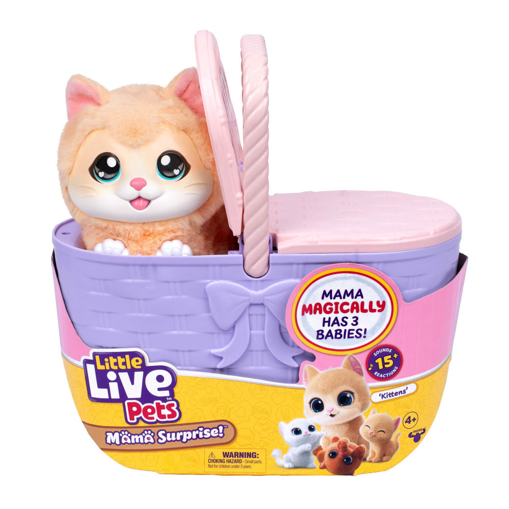 Little Live Pets Mama Surprise Kittens Playset