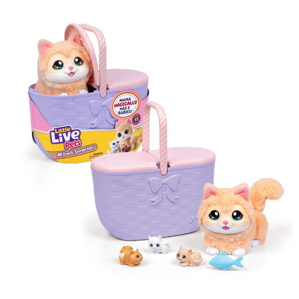 Little Live Pets Mama Surprise Kittens Playset