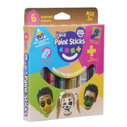 Little Brian Face Paint Sticks Classic 6 Pack - Toyworld NZ