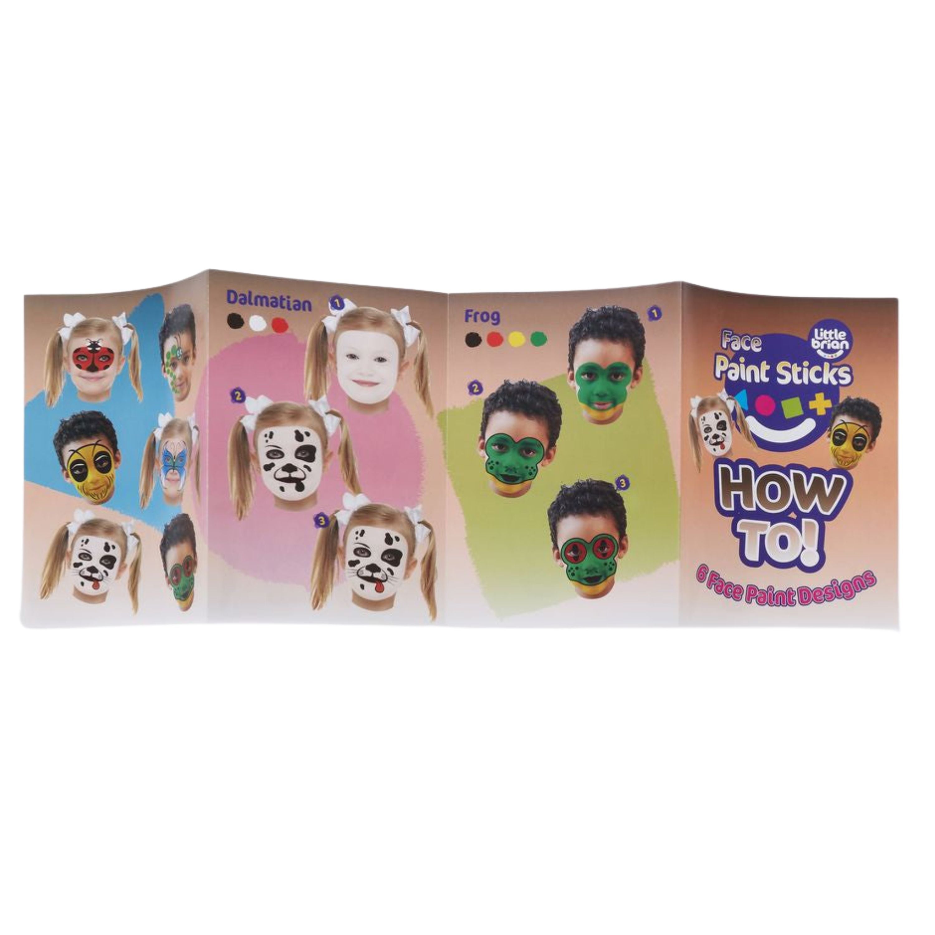 Little Brian Face Paint Sticks Classic 6 Pack - Toyworld NZ