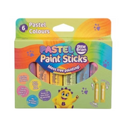 Little Brian Paint Sticks Pastel 6 Pack