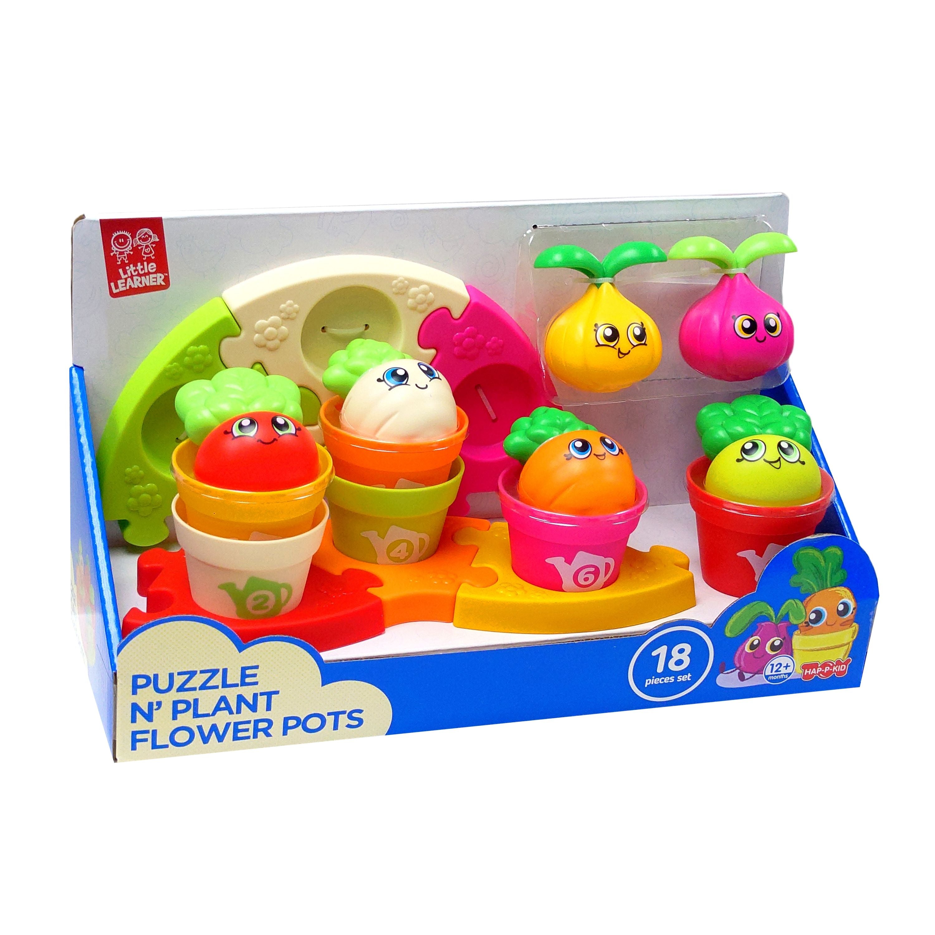 Little Learner Puzzle N' Plant Flower Pots