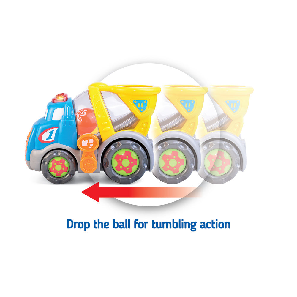 Little Learner Ball Tumblin' Mixer cement truck toy