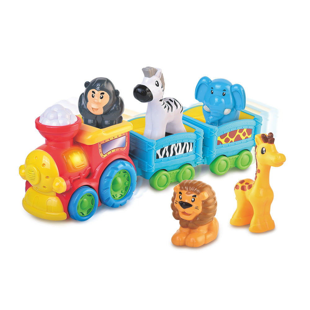 Little Learner Musical Safari Toy Train Set with animals