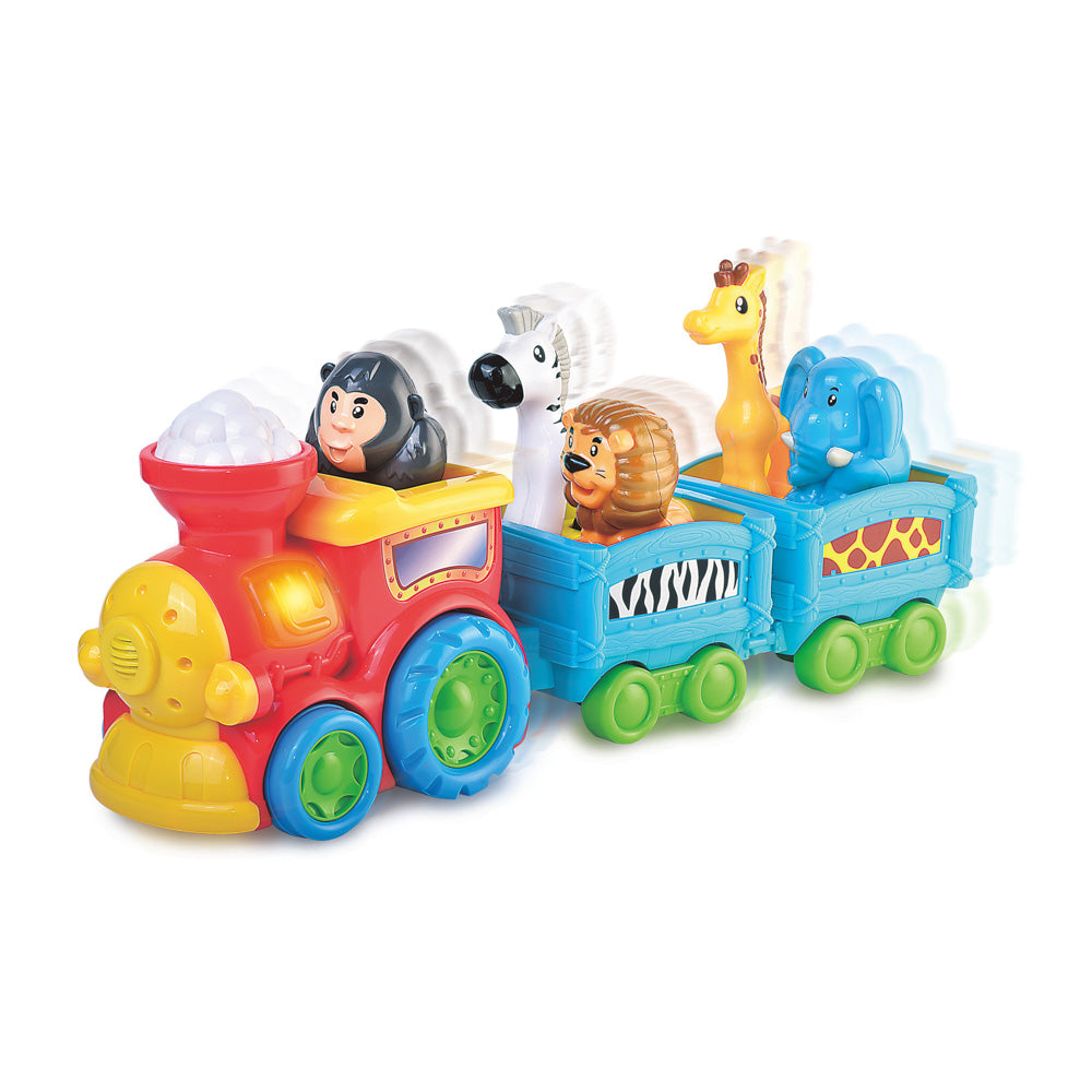Little Learner Musical Safari Toy Train Set with animals