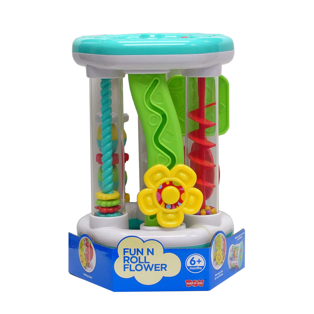 Little Learners Fun and Roll Flower Activity toy, in packaging