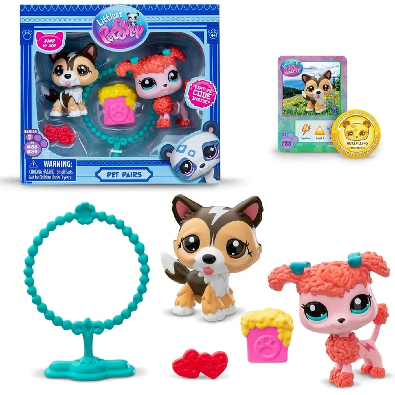 Littlest Petshop Pet Pair 2 Pack Jump N Joy
