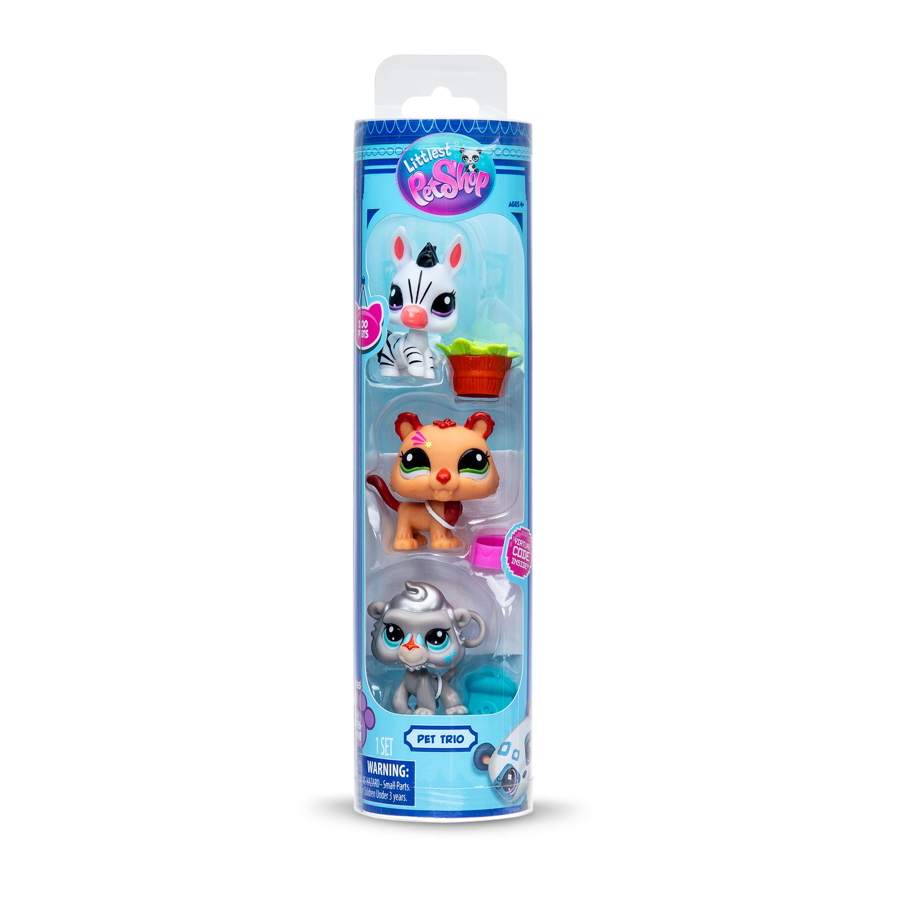 Littlest Pet Shop Pet Trio Series 2 Zoo Pets